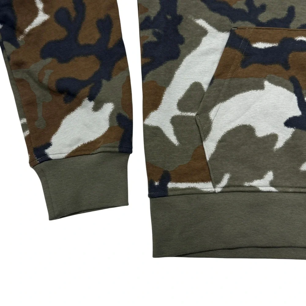Jordan Jumpman Camo Pullover Hoodie Green Brown FV7434-380 Mens Small NWT